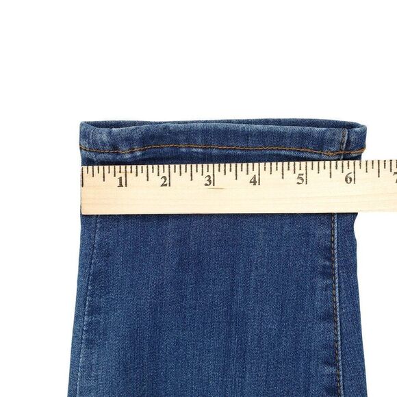 Judy Blue Jeans Women's Size 7/28 Boyfriend Pull On Distress Stretch Denim - Picture 9 of 10